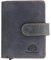 Greenburry Geldbörse Vintage original RFID card slider coin steelblue/orange