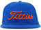 Power Golf Original Titties Golf Snapback Hat - Golf Cap PGA Flat Bill Brim - One Size, Universal Fit, Blau, Einheitsgröße
