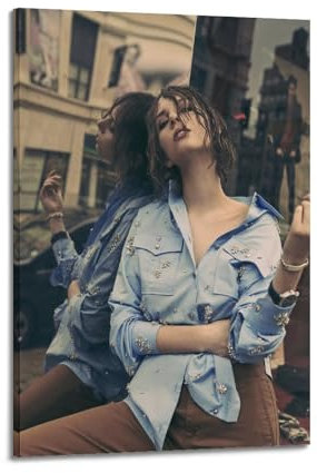 TeDe Maya Hawke Art Collection Poster, dekoratives Gemälde, Druck, Leinwand, Wandkunst, Wohnzimmer, Schlafzimmer, Poster, Gemälde, 60 x 90 cm, Rahmenstil