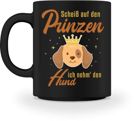 Yo tomo el perro Teckel Dachshund perro dueño perro salchicha - taza M - negro