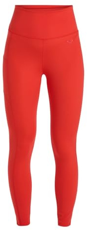 Roxy Technical Leggings Heart INTO IT Ankle Legging Young Womens Red XS