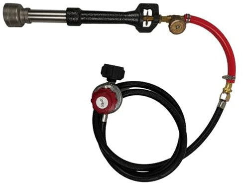 Brûleur de forge au gaz Propane avec régulateur haute pression, fabrication de couteaux de forgeron, système de contrôle du four de fusion, starter d'air