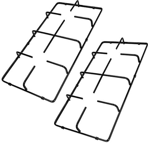 SPARES2GO Pan Support Burner Grate Stand for Lamona Gas Hob Cooker (Pack of 2, 475mm x 230mm)
