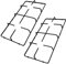 SPARES2GO Pan Support Burner Grate Stand for Lamona Gas Hob Cooker (Pack of 2, 475mm x 230mm)
