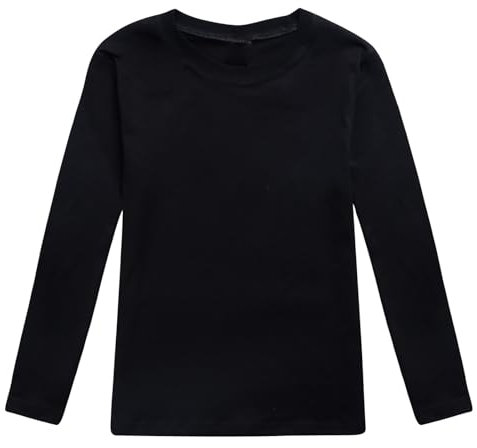 Kleinkindermädchen Tunikobers - Chiffon Kinder Tunika Punkt Kinder-Puff-Langarm-Top Mädchen Batik Pullover gestreift, Tunika, Blusen Leichtgewicht Sport Kleidung Größe 6–15 Jahre
