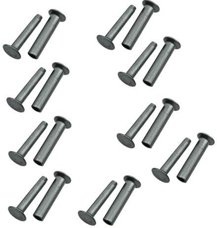 9 pcs Kitchen Knife Screw DIY Handle Use Rivet Brass 9 Piece Per(Steel)