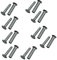 9 pcs Kitchen Knife Screw DIY Handle Use Rivet Brass 9 Piece Per(Steel)