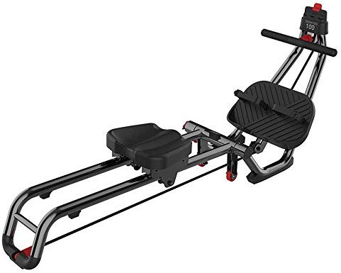 CAFIEDR Fitnessgeräte Rudergerät Mini Rudergerät Smart Home Faltbares Fitnessgerät Tragfähig 110KG für Heimgymnastik