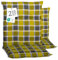 Beo® Barcelona Niedriglehner Gartenstuhlauflagen 2er Set | Waschbar | Made in EU | Öko-Tex Standard | Atmungsaktive Sitzkissen Outdoor | UV-beständig | 6cm Polsterung