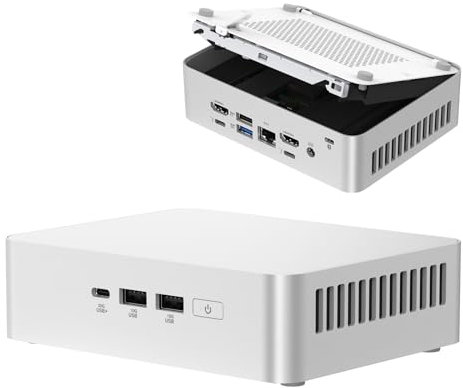 NUC 15 Pro+ Mini PC, Intel Core Ultra 9 285H, 0,7 L, con grafica ad arco, Quad 4K, Wi-Fi 7, Thunderbolt 4, pronto all'uso per ufficio/gioco (64 GB RAM, SSD da 1 TB)
