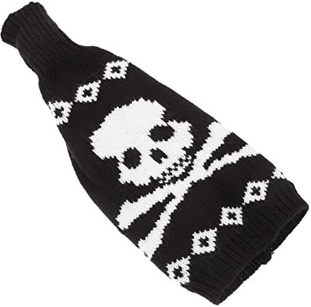 Cabilock 1Pc Halloween Wine Bottle Cover Skull Pumpkin Bottle Bag Premium Decorative Wine Pouch for Parties Festivals Desktop Decor