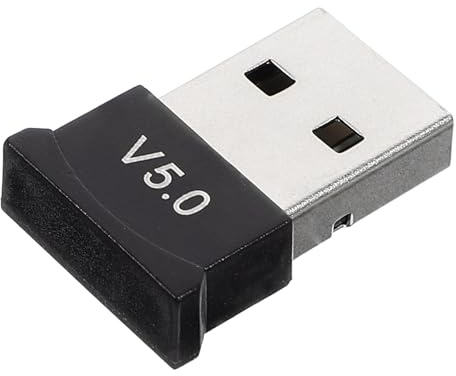 HOLIDYOYO Kabelloser Adapter USB 2.0 V 5.0 Protokoll Kabelloser Dongle Schwarz aus Kunststoff Dual Mode Empfänger und Sender für PC und Laptop Kompatibel mit Maus und Zufällige Farbe