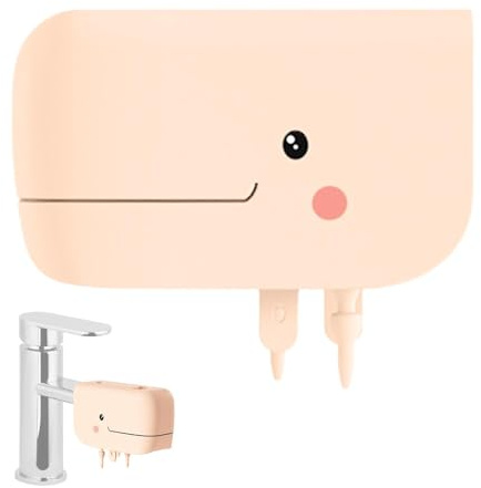 Silikon Wasserhahnabdeckung - Weicher Badezimmer Armaturen-Schutz, Kinder Sicherheitsaufsatz, Spaßige Badespielzeug-Abdeckung, Dusche und Wanne Kindersicherung mit Saugnapf für Kleinkinder