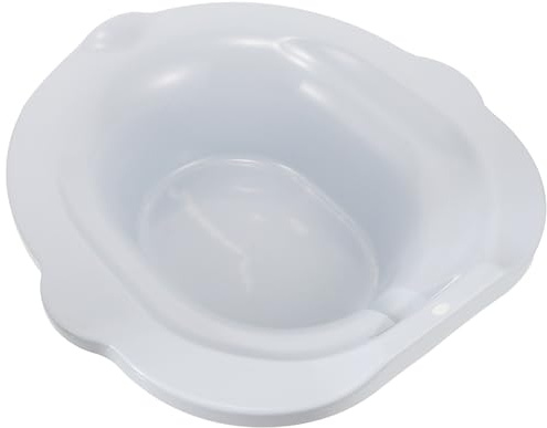PLAFOPE Sitzbadewanne für Schwangere Sitzbad aus Robustem Kunststoff mit Ergonomischer Form Tragbar für Badezimmer und Toilettensitz zur Linderung von Dammbeschwerden