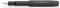 Kaweco AL SPORT Füllhalter Black I Premium Aluminium Füllfederhalter für Tintenpatronen mit hochwertiger Stahlfeder I Füllfederhalter 13 cm I Füller in Schwarz I Federbreite: F (Fein)