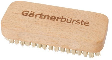 Redecker 622560 Gärtnerbürste, harte Nagelbürste