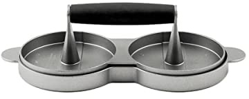 H&H Hamburgerpresse, Aluminium, Durchmesser 12 cm, Alessandro Borghese der Luxus der Einfachheit