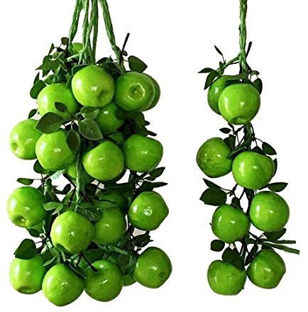 Calcifer Cadena de Frutas y Verduras Artificiales 19,69 para Decorar restaurantes, hoteles, el hogar y el jardín