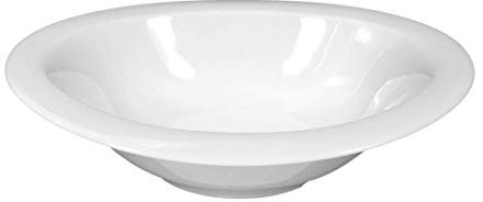 Seltmann 001.004390 Top Life Porzellan Schale, Oval, Weiß, 0.91L, 25cm x 23cm