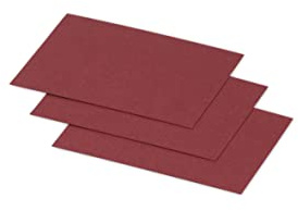 Clairefontaine 1280C - Packung mit 25 Karten Pollen, 7x9,5cm, 210g, ideal für Ihre Einladungen und Korrespondenz, Bordeaux, 1 Pack