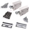 SOTECH 10 x Support d'armoire Set Complet Blanc Support Mural Support d'armoire Capacité de Charge 120 kg