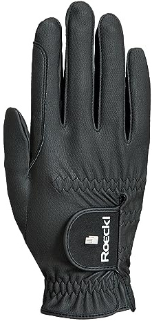 Roeckl Sports Reithandschuh ROECK-Grip PRO, 4 Farben, Größe 6-11 | Roeck-Grip® Synthetiksuede | atmungsaktiv & elastisch | feinfühliger Zügelgriff | Touchscreen