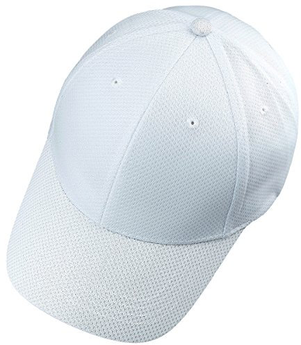 KYEYGWO Summer Mesh Baseball Cap for Men, Ultra Thin Lightweight Breathable Sun Hat Running Caps, White