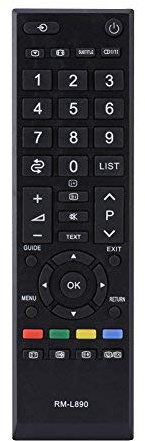 RM-L890 Fernbedienung Ersatz für TV, Universal-Fernbedienung für RM-L890 Smart LCD TV