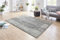 Hanse Home Teppich Elysium – Used-Look Teppich Kurzflor Modern Vintage Design Teppiche für Esszimmer, Wohnzimmer, Kinderzimmer, Flur, Schlafzimmer, Küche – Grau Creme 80x150cm