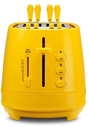 De Longhi CTLAP2203 Toaster mit Zange, 550 Watt. gelb