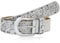 irisaa Damen Gürtel Breiter Nietengürtel im Vintage-Look, Jeansgürtel, Damen Taillengürtel 2020:Silber, Normale Gürtel Größe 80-105:95 CM