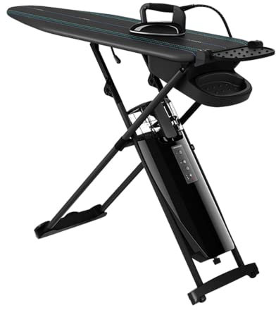 Laurastar Smart U, système de repassage, vapeur hygiénique tue les bactéries et les acariens, planche active, semelle active 3D, vapeur pulsée, réservoir d'eau amovible, température unique, roues