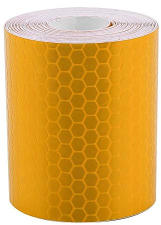 Keenso Reflective Tape Aufkleber, 5 cm x 3 m Sicherheitsklebeband, Universal Safety Reflective Warning Lighting Aufkleber, für Fahrrad & Auto, Boot, Anhänger