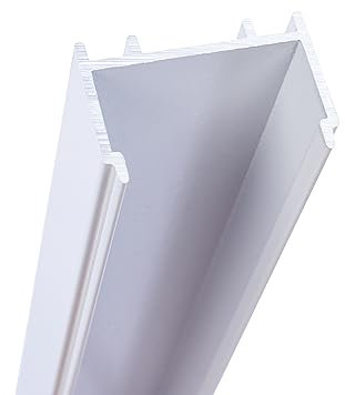 Schulte Ausgleichprofil für Garant Duschkabinen alpinweiß, bis zu 18 mm Ausgleich, D8040 04