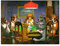 Legendarte - Kunstdruck auf Leinwand - Dogs Playing Poker - A Friend In Need - Cassius Marcellus Coolidge - Wanddeko, Canvas cm. 40x60