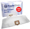 Trade-Shop Lot de 10 sacs filtrants en microfibre non-tissée pour aspirateur Rowenta Vorace RU 01-15 RD215 / RD 215 RD 200 RU 630 S Plus RU 600-699 RU 521