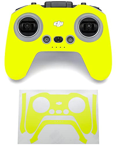WRAPGRADE Skin Kompatibel mit DJI FPV Fernbedienung/DJI FPV Fernbedienung 3 (NEON Yellow)