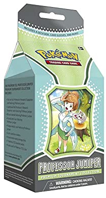 Pokémon TCG: Professor Juniper Premium Tournament Collection (1 Full-Art Foil Card, 3 Foil Cards & 7 Boosters)