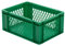 der ROLLENDE SHOP - Eurobehälter in 40 x 30 cm - Höhe 17,5 cm - Durchbrochen grün