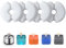 Filtre de Fontaine à Eau 4 Pièces, Yiupea Filtres de Rechange pour Fontaine de Chat 2L & 2.5L/67oz &84 oz avec Charbon Actif & Résine conTriple Filtration