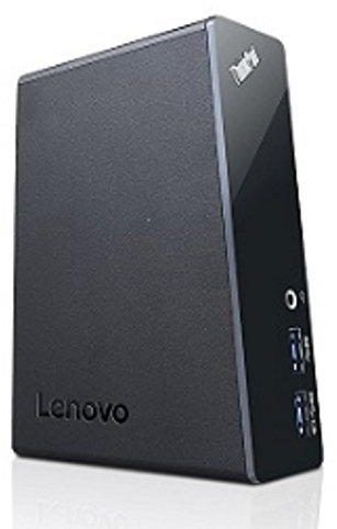 Lenovo 40AA0045UK 45 W USB 3.0 Basic Dock Docking Station for UK/HK/SGP/SRI/MYS (Renewed)