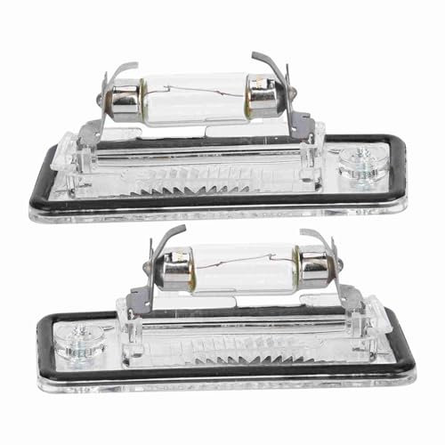 Car License Plate Lights Pair LED Error Free License Plate Lights Tail Light Waterproof Tail Lights for 8P A4 B6 B7 A5 A6 C6 D3 Q7 RS4