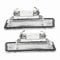 Car License Plate Lights Pair LED Error Free License Plate Lights Tail Light Waterproof Tail Lights for 8P A4 B6 B7 A5 A6 C6 D3 Q7 RS4