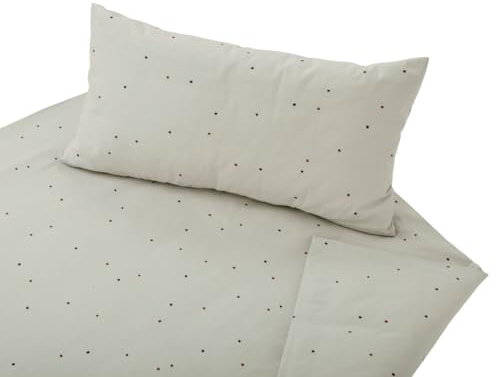 Cotonea Edel-Linon Bettwäsche Dancing Dots leinen 40x80 cm