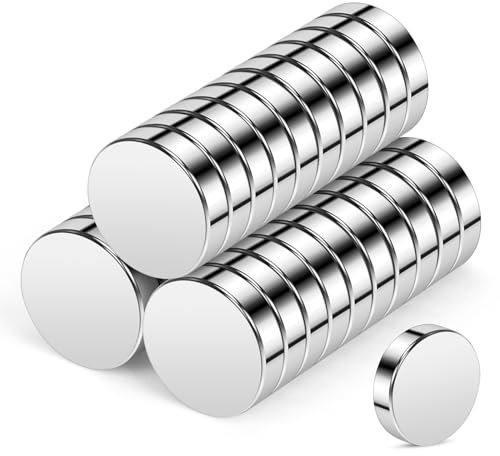 Wukong 11x3mm Neodym-Magnete, 30 Stück Runde Starke Magnete, Kühlschrankmagnete, Geeignet für Whiteboards, Kunsthandwerk, Büro, Zuhause und Kreative DIY-Szenen