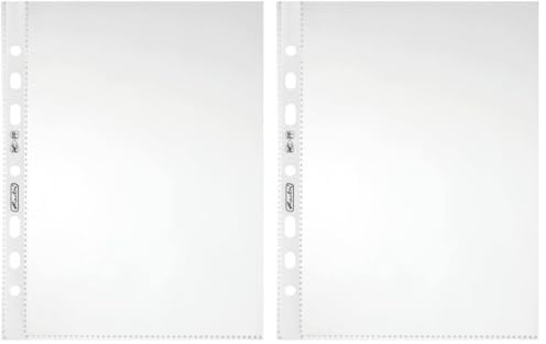 Herlitz Prospekthülle A5, Glasklar, dokumentenecht, 25 Stück, eingeschweißt (25 Stück) (Packung mit 2)