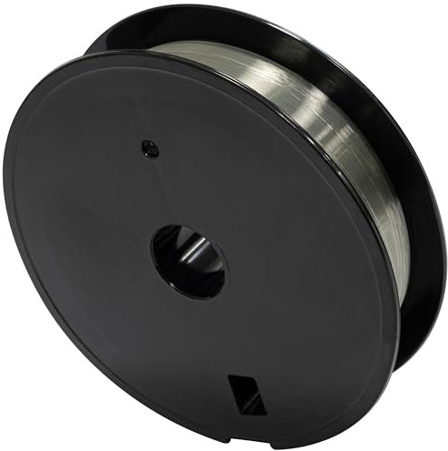 AERZETIX - C68889 - Bobina rotolo di filo da pesca monofilo 100 m - spessore 0.20mm - resistenza 5.9 kg - stiramento = 0 - colore trasparente - in nylon - esca canna pesce corda