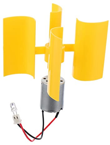BESPORTBLE Kit De 2 Aerogeneradores De Tamaño Mini Generador Vertical para Aprendizaje Educativo.