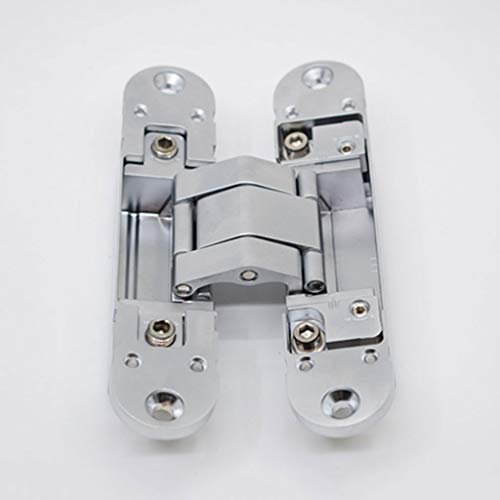 ZHCHAO Allaya de zinc de alta clase escondida tridimensional de puerta ajustable de bisagra (Color : 3-Pack)