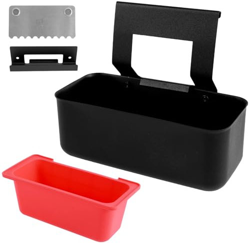Keyohome Griddle Grease Catcher, 304 Stainless Steel Grease Cup with Silicone Liner Creative Anti-Rust Grill Oil Separator Reusable Grill Grease Collection Cup for 17 22 28 30 and 36inch Grease Trap
